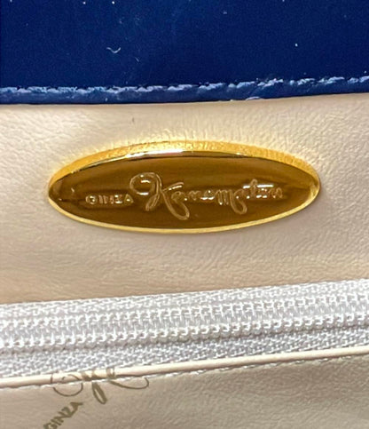 銀座かねまつ ショルダーバッグ 斜めがけ バイカラー レディース GINZA Kanematsu