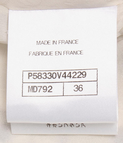 シャネル ノーカラーツイードジャケット P58330V44229 レディース SIZE 36 (S) CHANEL