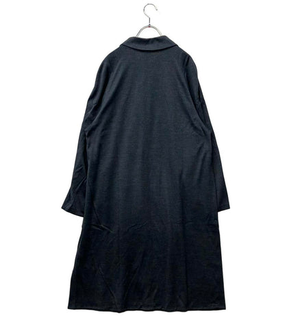 HERMES ロングシャツカーディガン チャコール スターマークタグ レディース SIZE 38 (M) エルメス