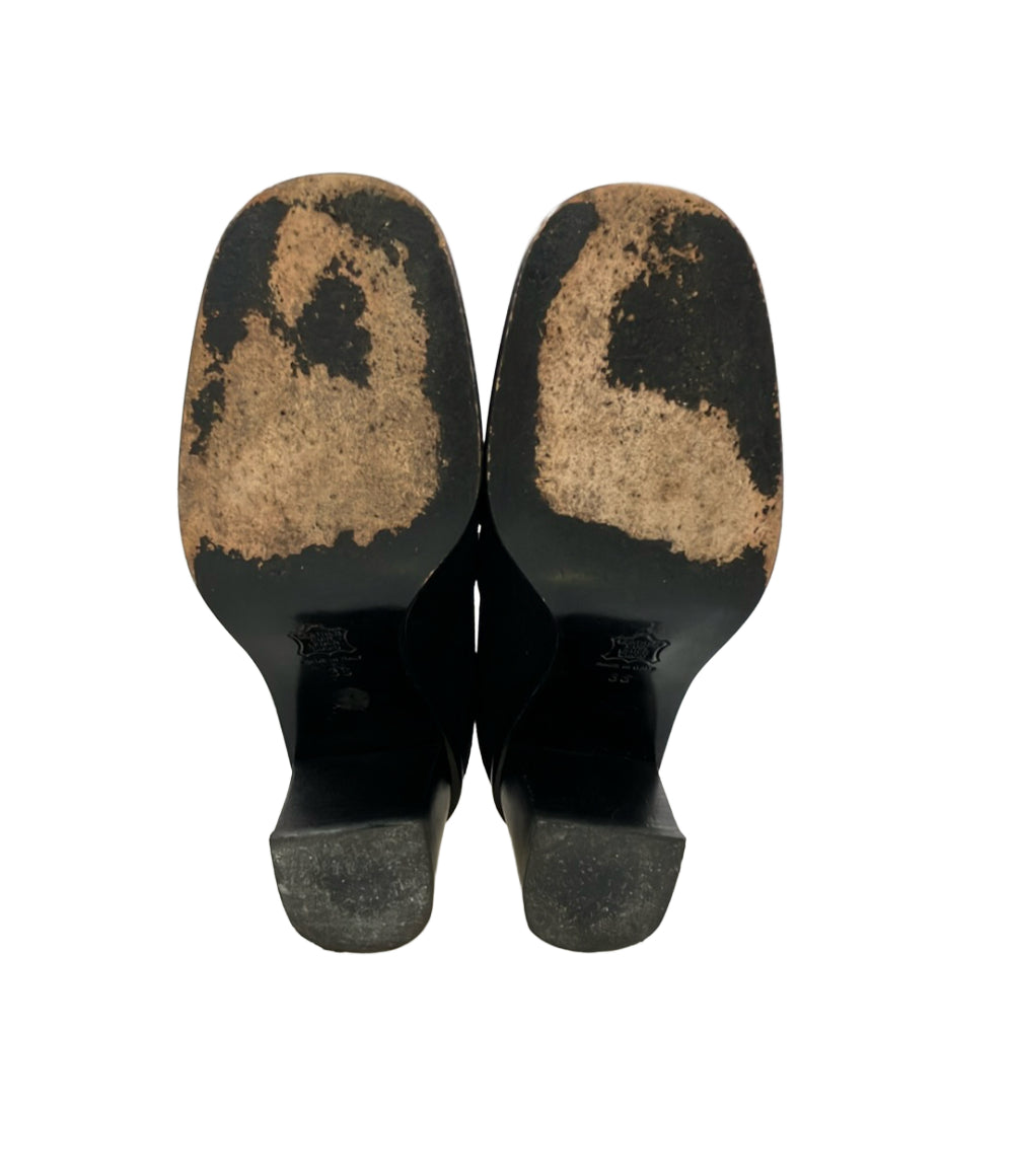 FENDI チャンキーヒールローファー パンプス スエード レディース SIZE 36 (23cm) フェンディ