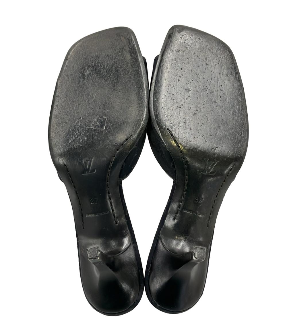 訳あり LOUIS VUITTON ミュール モノグラム レディース SIZE 37 ルイ・ヴィトン