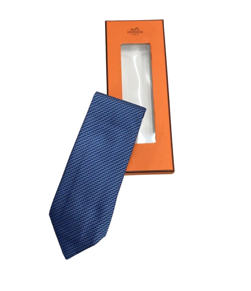 美品 エルメス ネクタイ シルク100% メンズ HERMES