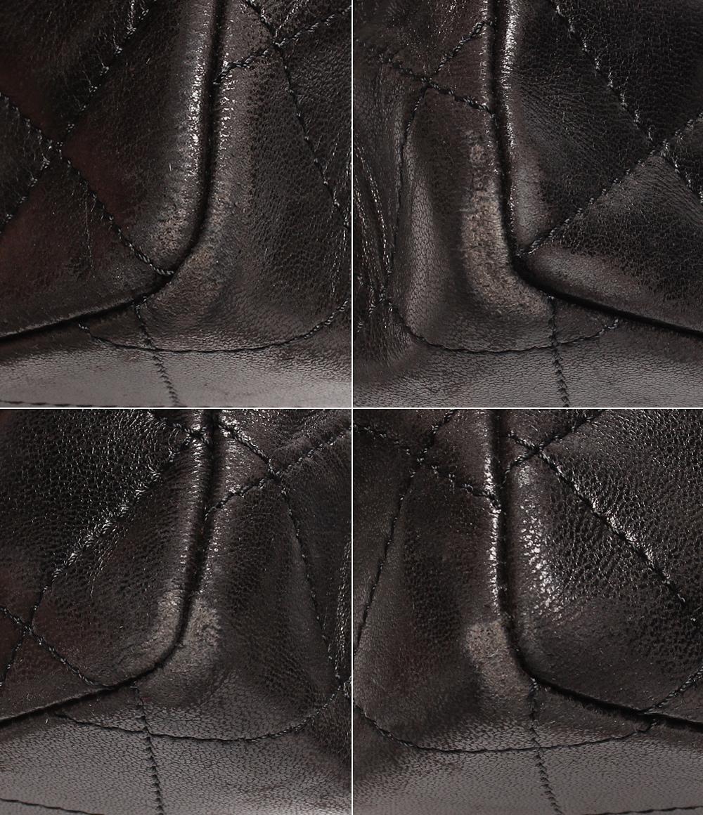 シャネル チェーンショルダーバッグ ゴールド金具 マトラッセ ラムスキン レディース CHANEL