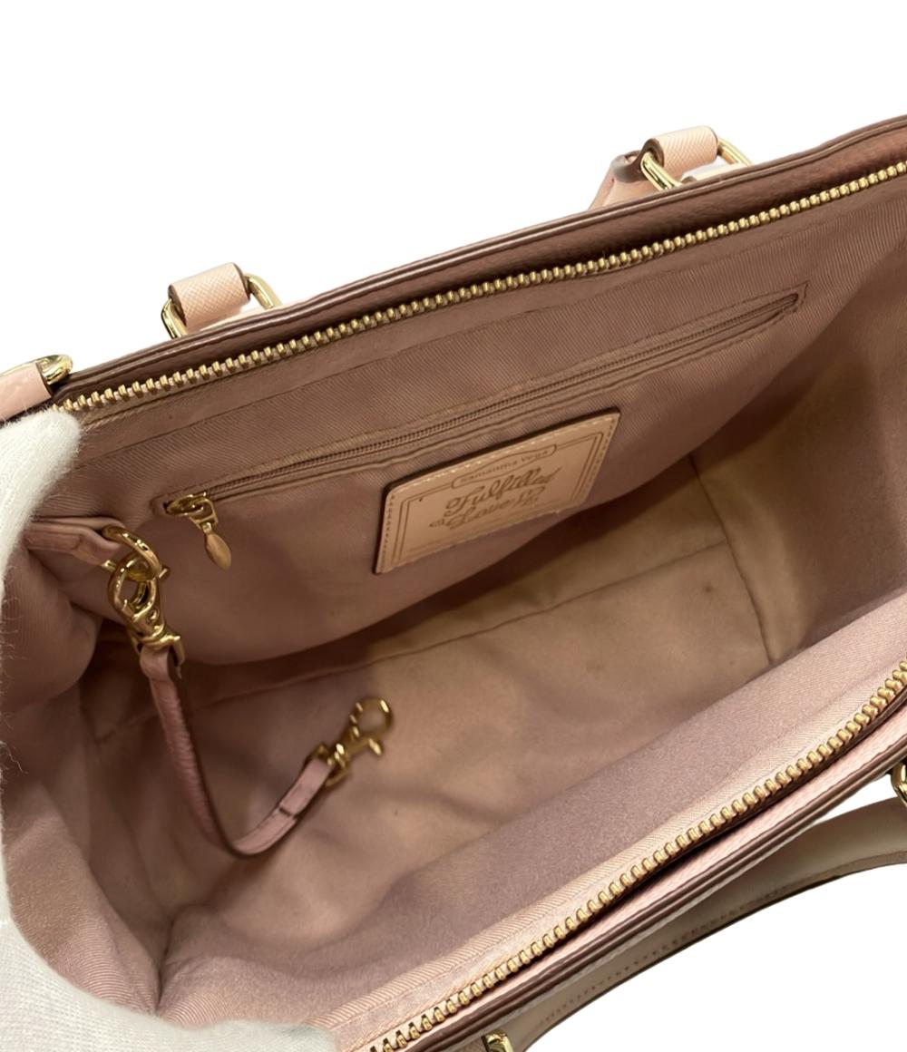 Samantha Vega 2WAY ハンドバッグ ショルダーバッグ 斜め掛け フラッター レディース サマンサベガ