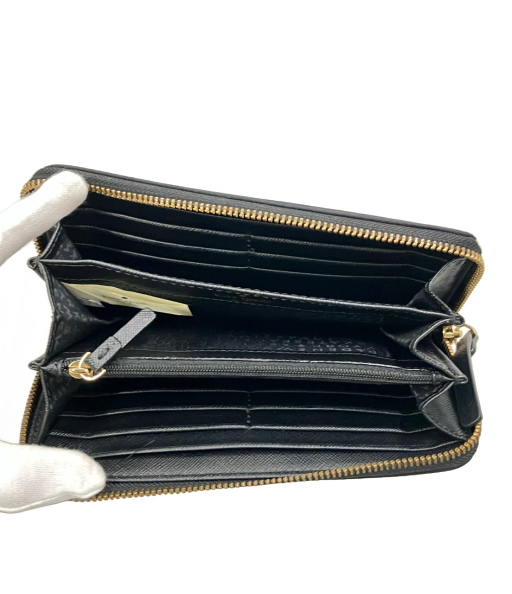 Kate Spade ラウンドファスナー長財布 ナイロン レザー WLRU2356 レディース ケイトスペード