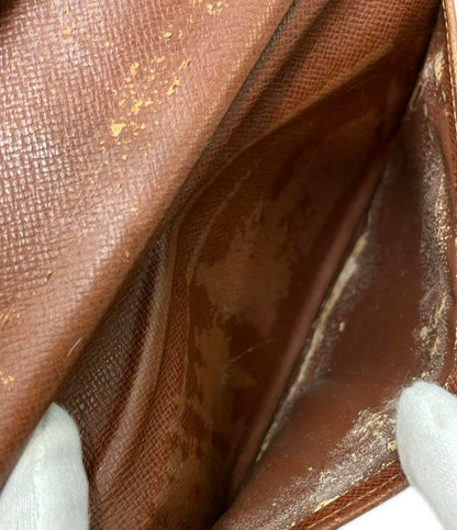 訳あり LOUIS VUITTON 三つ折り財布 ポルト トレゾール エテュイ パピエ モノグラム M61202 レディース メンズ ルイ・ヴィトン