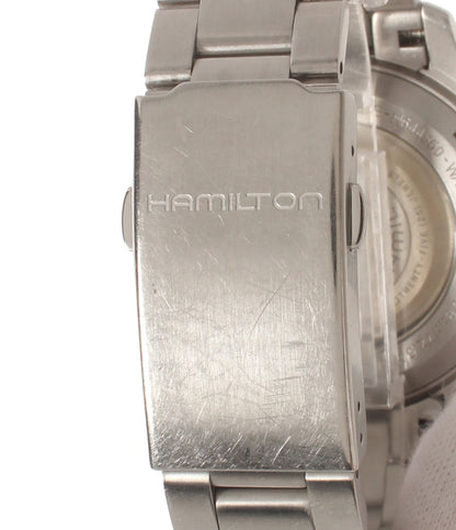 HAMILTON 腕時計 カーキフィールド 自動巻き ブラック H644550 メンズ ハミルトン