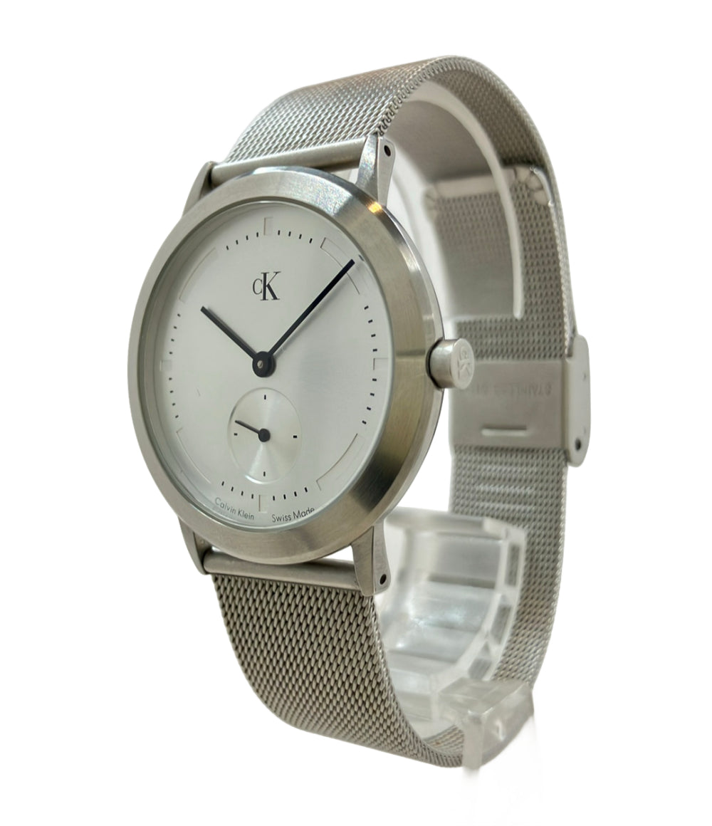 Calvin klein 腕時計 クオーツ シルバー K3311 メンズ カルバンクライン