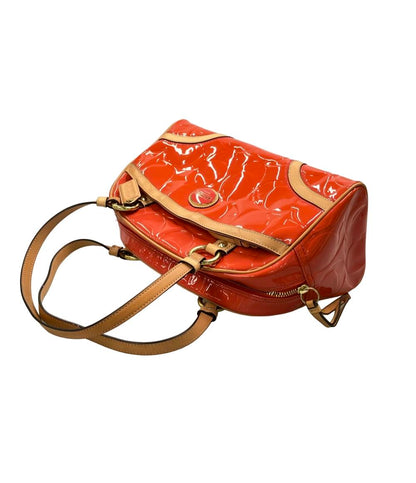 美品 COACH ショルダーバッグ 肩掛け エナメル シグネチャー F20065 レディース コーチ