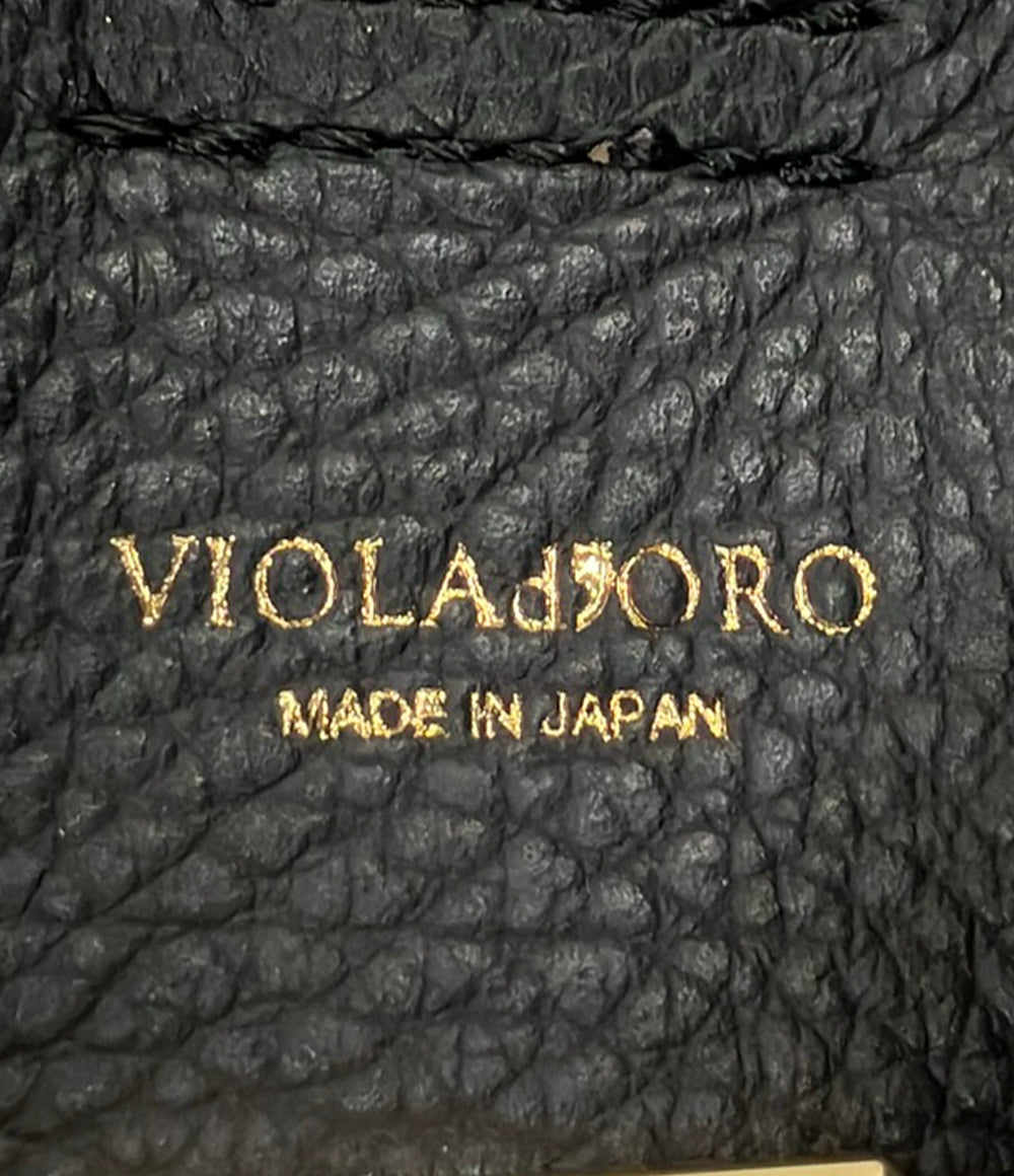 美品 VIOLAdORO トートバッグ ショルダーバッグ 2WAY 斜め掛け レザー レディース ヴィオラドーロ