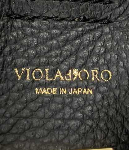 美品 VIOLAdORO トートバッグ ショルダーバッグ 2WAY 斜め掛け レザー レディース ヴィオラドーロ