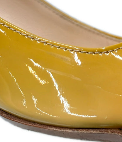 PRADA スクウェアトゥエナメルパンプス レディース SIZE 37 (23.5cm) プラダ