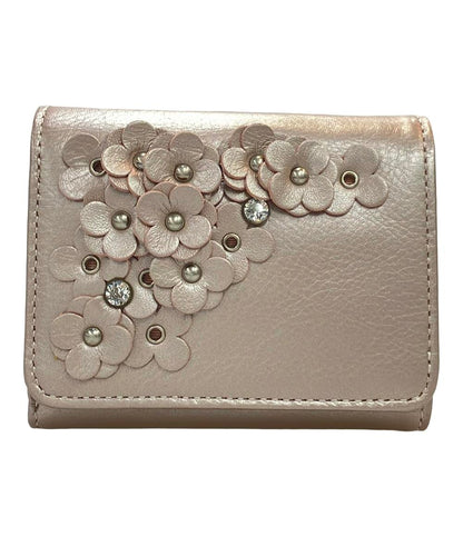 ANTEPRIMA 三つ折り財布 フラワースタッズ レザー レディース アンテプリマ