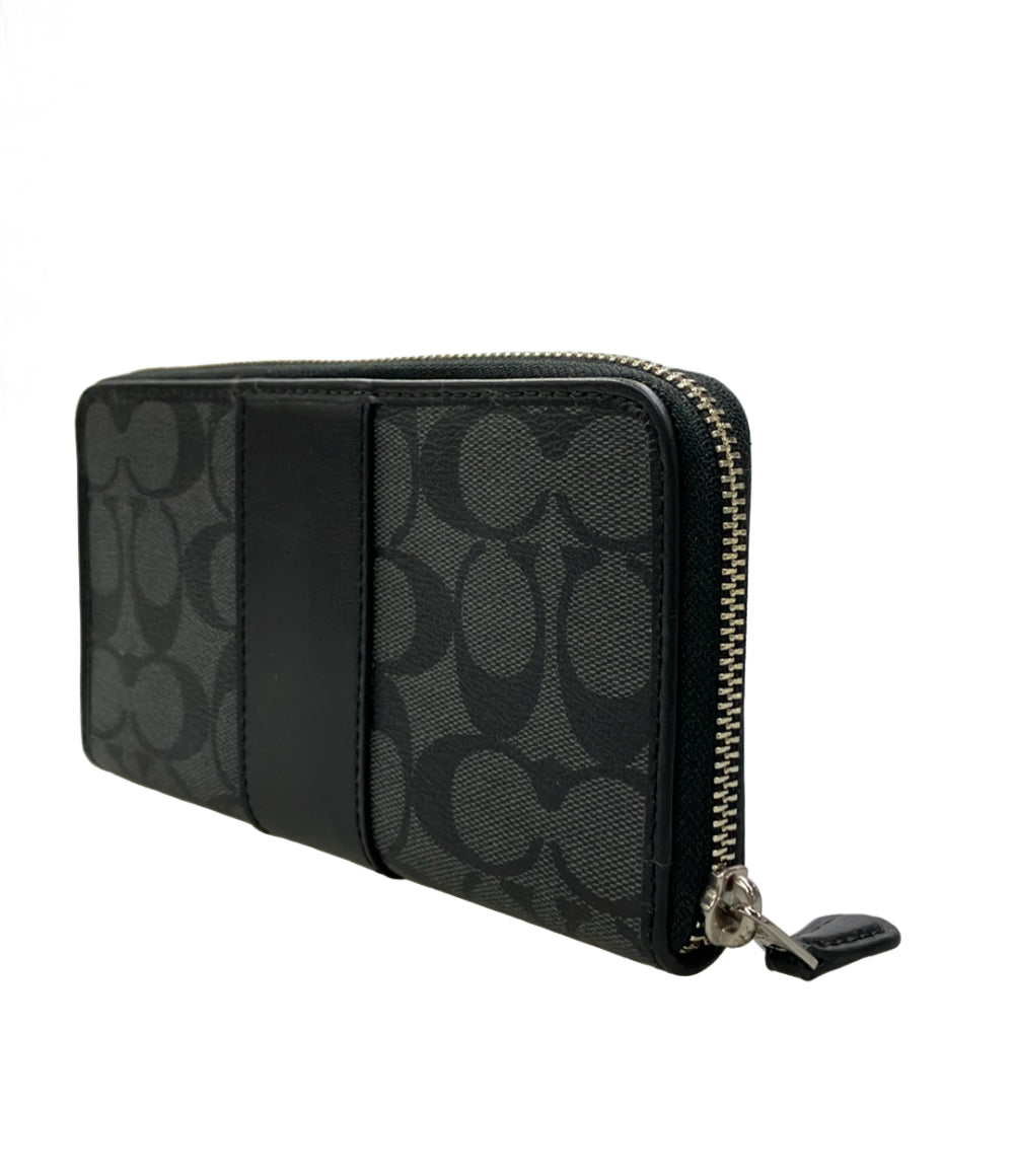 COACH ラウンドファスナー長財布 シグネチャー F54630 レディース コーチ