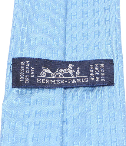 美品 HERMES ネクタイ シルク100％ ファソネ メンズ エルメス