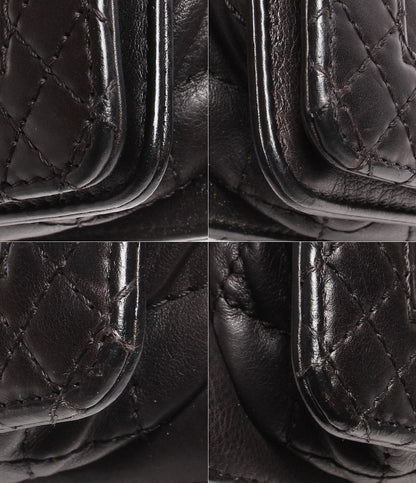 シャネル レザー ショルダーバッグ シルバー金具 ボーイシャネル レディース CHANEL