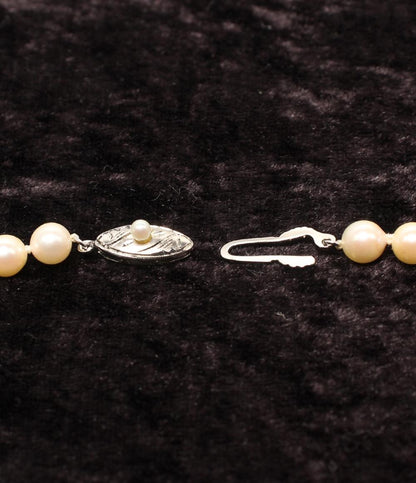 美品 ネックレス SV パール6.0-6.5mm レディース