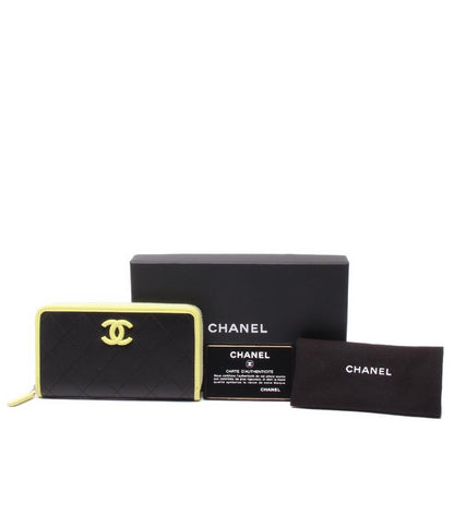 シャネル ラウンドファスナー コンパクト財布 レディース CHANEL