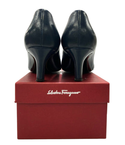 Salvatore Ferragamo スクウェアバックルパンプス DG006119 レディース SIZE 5 1/2 サルヴァトーレフェラガモ