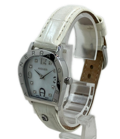 AIGNER 腕時計 アマルフィ クオーツ シェル A32200 レディース アイグナー