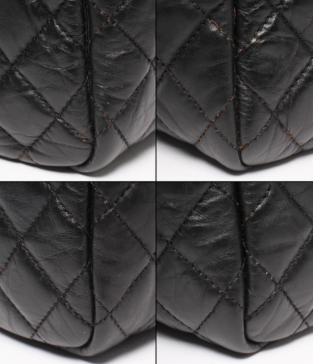 CHANEL チェーンショルダーバッグ 肩掛け ゴールド金具 カーフスキン マトラッセ レディース シャネル