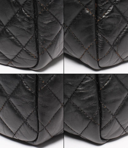 CHANEL チェーンショルダーバッグ 肩掛け ゴールド金具 カーフスキン マトラッセ レディース シャネル