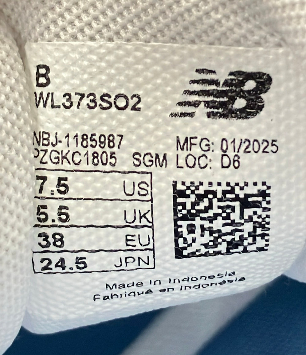 美品 NEW BALANCE ローカットスニーカー WL373SO2 レディース SIZE 24.5 ニューバランス