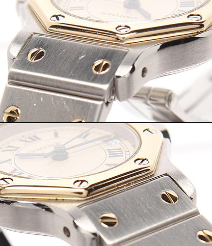 Cartier 腕時計 サントス オクタゴン SM 187903 レディース カルティエ