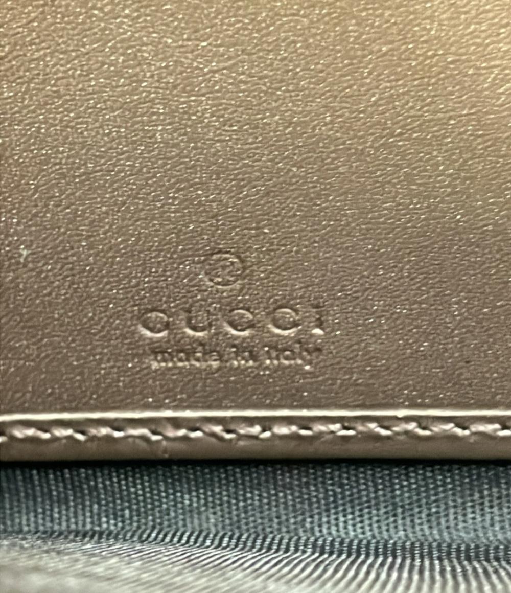 グッチ ラウンドファスナー長財布 マイクログッチシマ 303260 0959 レディース GUCCI