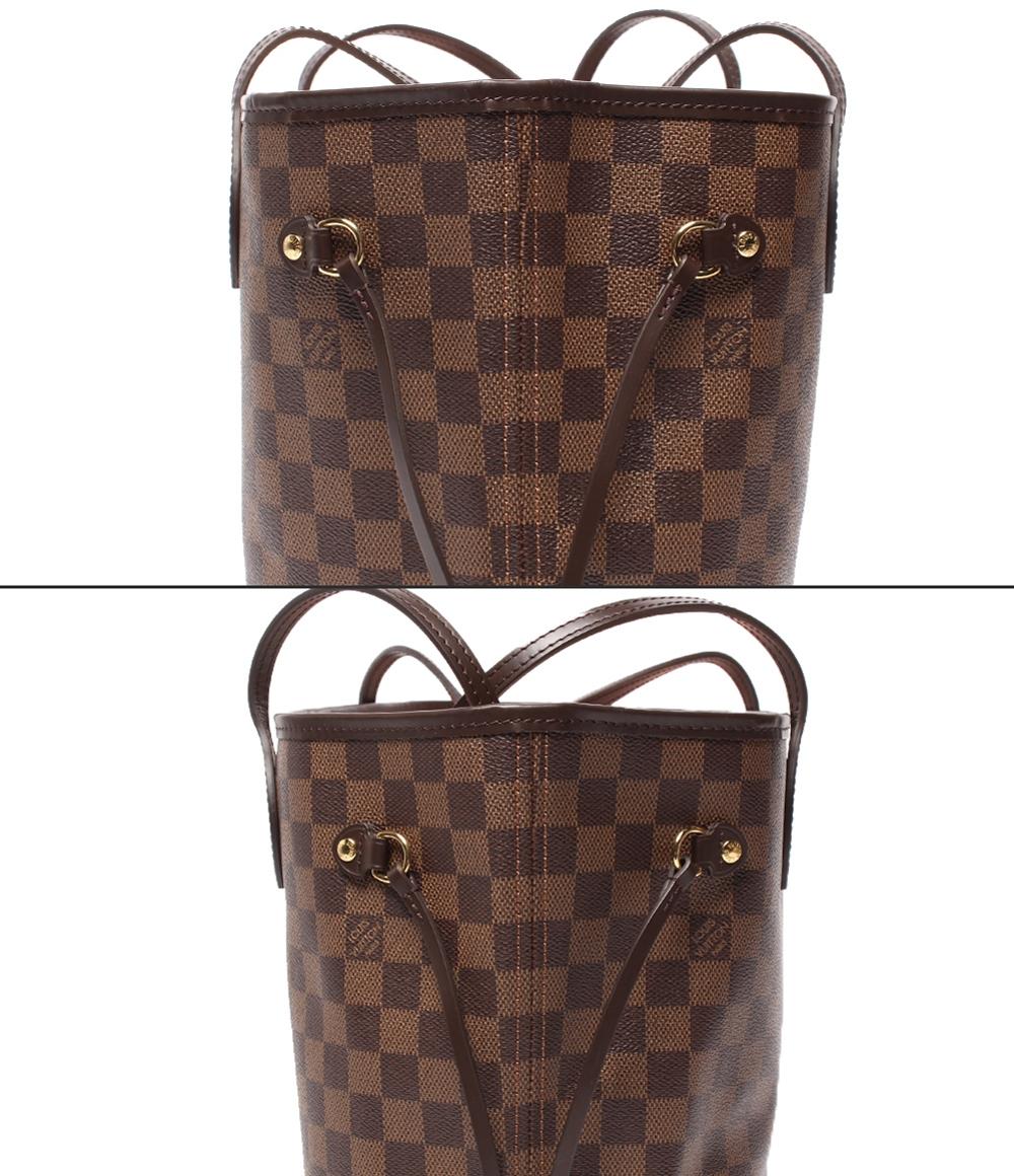 美品 ルイ・ヴィトン トートバッグ ショルダーバッグ 肩掛け ローズバレリーヌ ネヴァーフルMM ダミエ N40598 レディース LOUIS VUITTON