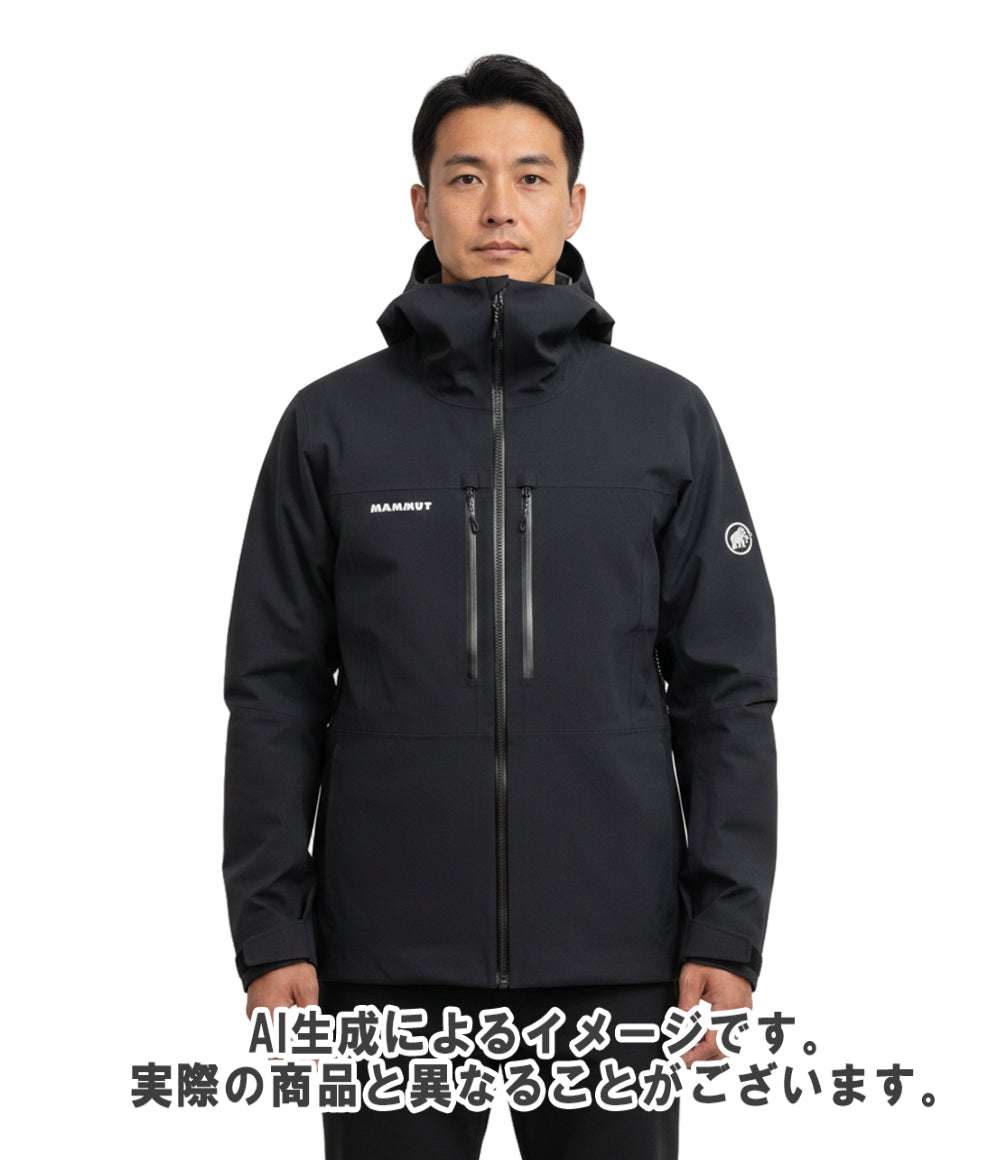 Mammut ストーニー ハードシェル フーデッド ジャケット メンズ SIZE L マムート