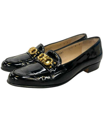 Salvatore Ferragamo ガンチーニエナメルローファー レディース SIZE 5 サルヴァトーレフェラガモ