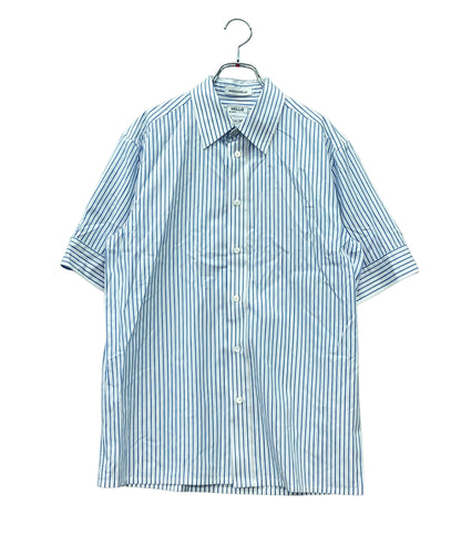 美品 MADISONBLUE 半袖シャツRELAXED FIT SH P.STRIPE MB231-5020 レディース SIZE 00 (XS) マディソンブルー