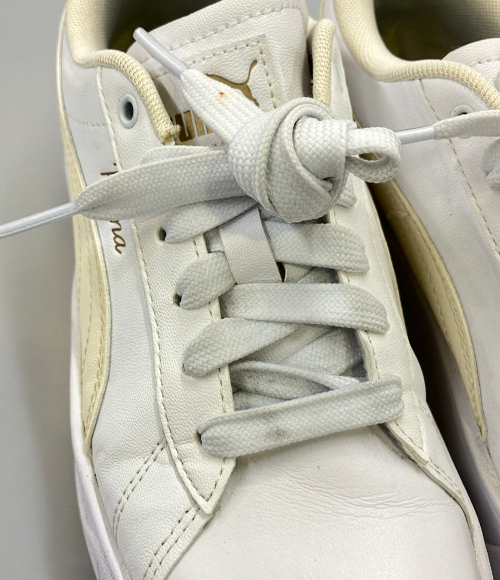 PUMA ローカットスニーカー 厚底 カルメン コルク 397626-01 レディース SIZE 23.0 (M) プーマ
