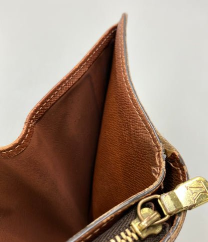 LOUIS VUITTON 二つ折り財布 コンパクトジップ モノグラム M61667 レディース ルイ・ヴィトン