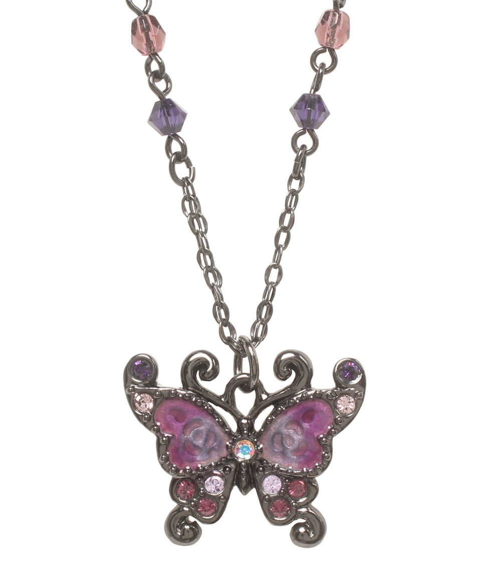 美品 ANNA SUI ネックレス バタフライ 蝶 レディース アナスイ