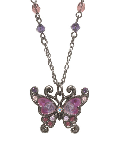 美品 ANNA SUI ネックレス バタフライ 蝶 レディース アナスイ