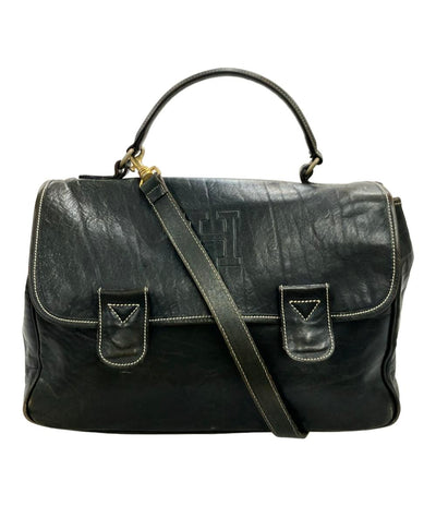 HIROFU ハンドバッグ ショルダーバッグ 2WAY 斜め掛け レザー メンズ ヒロフ