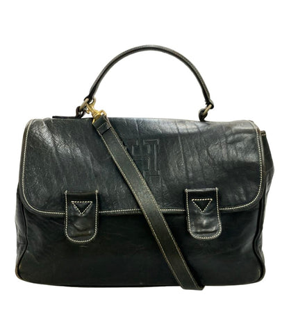 HIROFU ハンドバッグ ショルダーバッグ 2WAY 斜め掛け レザー メンズ ヒロフ