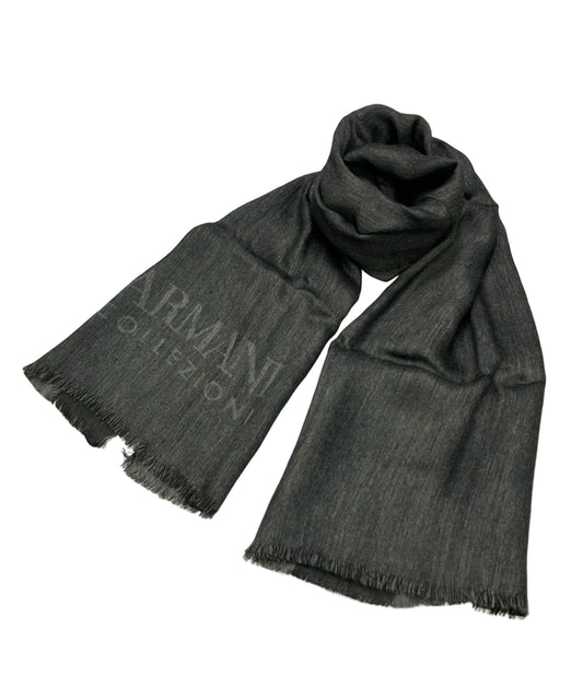 美品 ARMANI COLLEZIONI ストール メンズ アルマーニコレッツォーニ