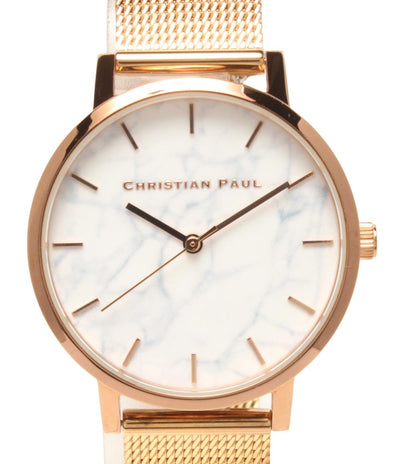 CHRISTIAN PAUL 腕時計 クオーツ 1554-1218-02103 メンズ クリスチャン・ポール