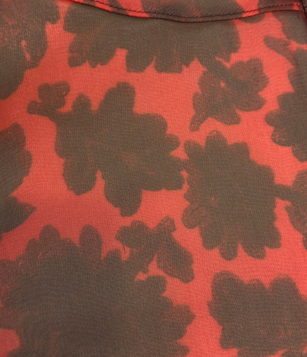 tricot COMME des GARCONS ベロア丸襟 七分袖ワンピース レディース SIZE M トリココムデギャルソン