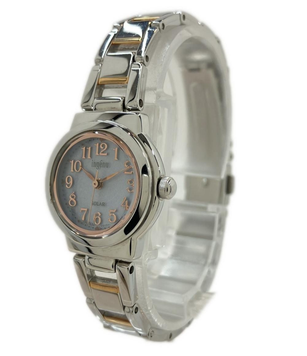 セイコー 腕時計 ALBA ingenu ソーラー V117-0AB0 レディース SEIKO