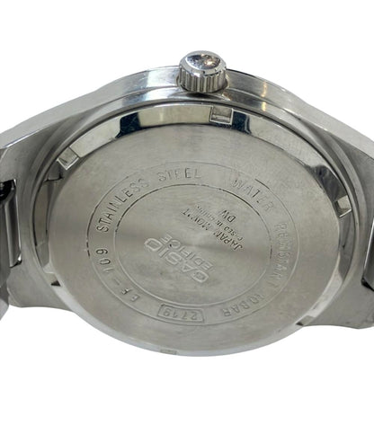 CASIO 腕時計 EDIFICE エディフィス クオーツ ブラック EF-109 メンズ カシオ