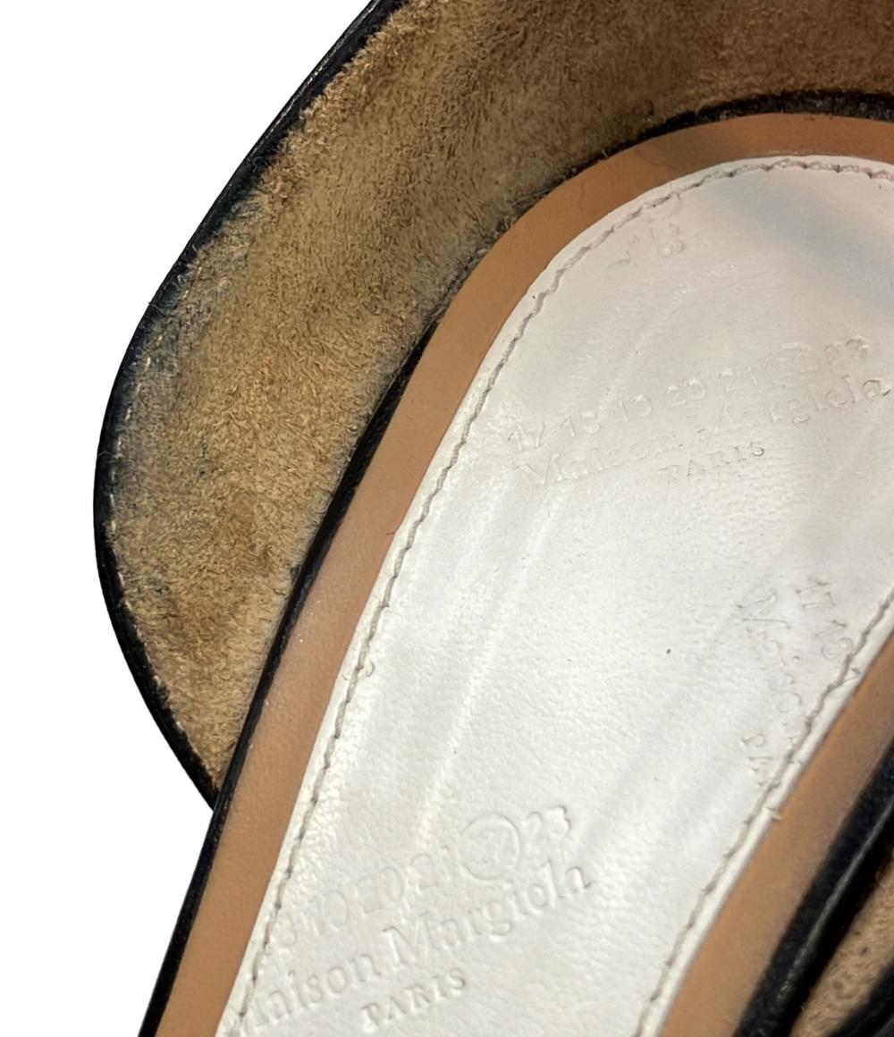 Maison Margiela アンクルストラップパンプス タビ チャンキーヒール