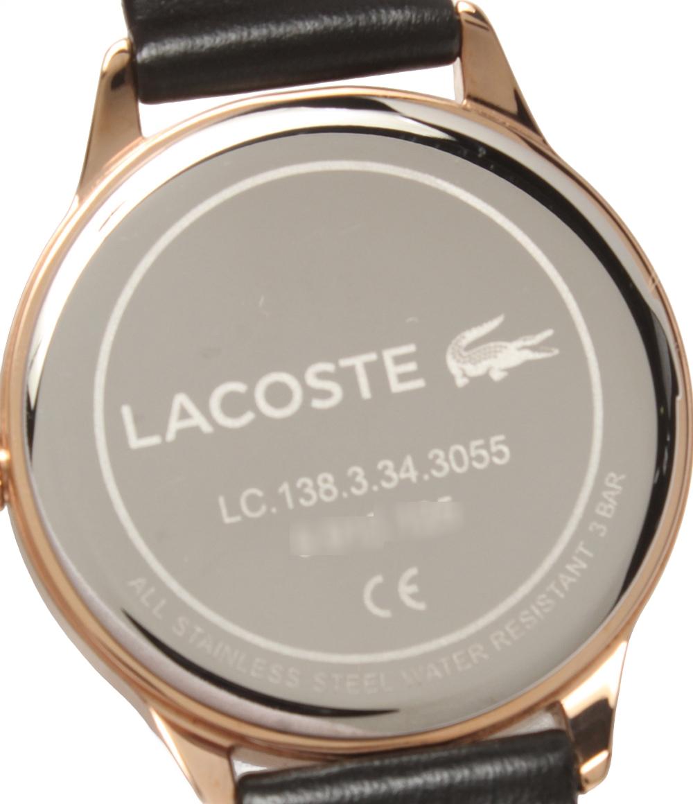 LACOSTE 腕時計 クオーツ ブラック LC.138.3.34.3055 レディース メンズ ラコステ