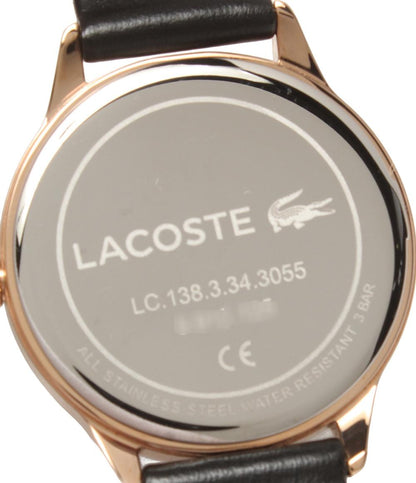 LACOSTE 腕時計 クオーツ ブラック LC.138.3.34.3055 レディース メンズ ラコステ