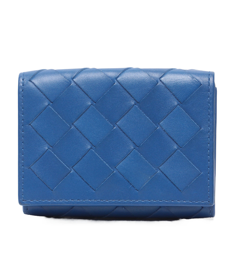 美品 BOTTEGA VENETA 三つ折り財布 イントレチャート レディース ボッテガ・ヴェネタ