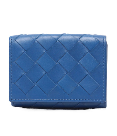 美品 BOTTEGA VENETA 三つ折り財布 イントレチャート レディース ボッテガ・ヴェネタ