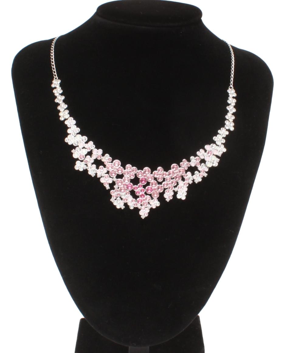 美品 SWAROVSKI チョーカー ネックレス イヤリング 2点セット レディース スワロフスキー